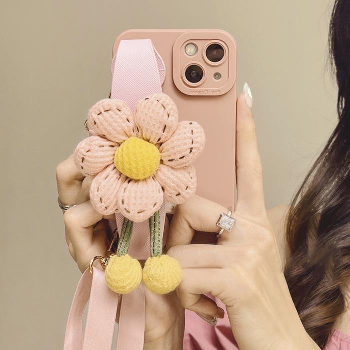 OEM Pumpkin Handrem iPhone 12 Skal - Rosa