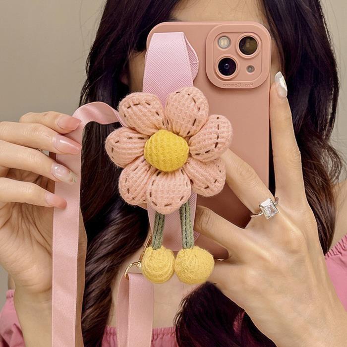 OEM Pumpkin Handrem iPhone 12 Skal - Rosa