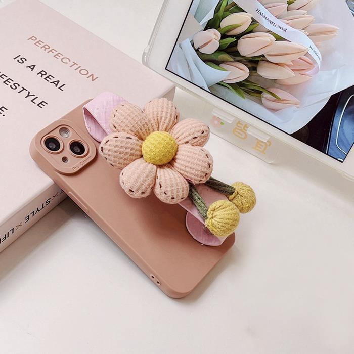 OEM Pumpkin Handrem iPhone 13 Skal - Rosa