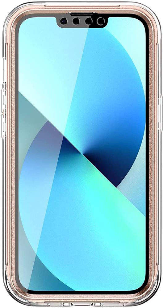 OEM Marble Grid 360° Skal iPhone 13 - Rosa