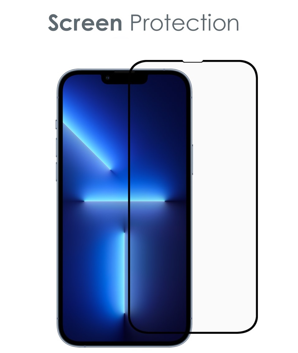 OEM 2-i-1 paket till iPhone 14 Pro med skärmskydd i härdat glas och kameralinsskydd