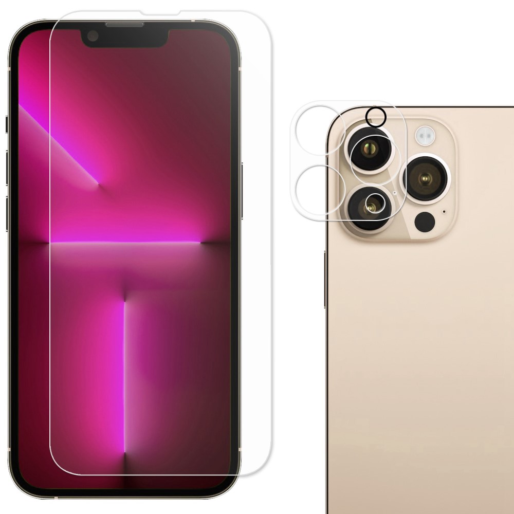 OEM [2-PACK] iPhone 14 Pro Max Kameralinsskydd i Härdat glas Clear