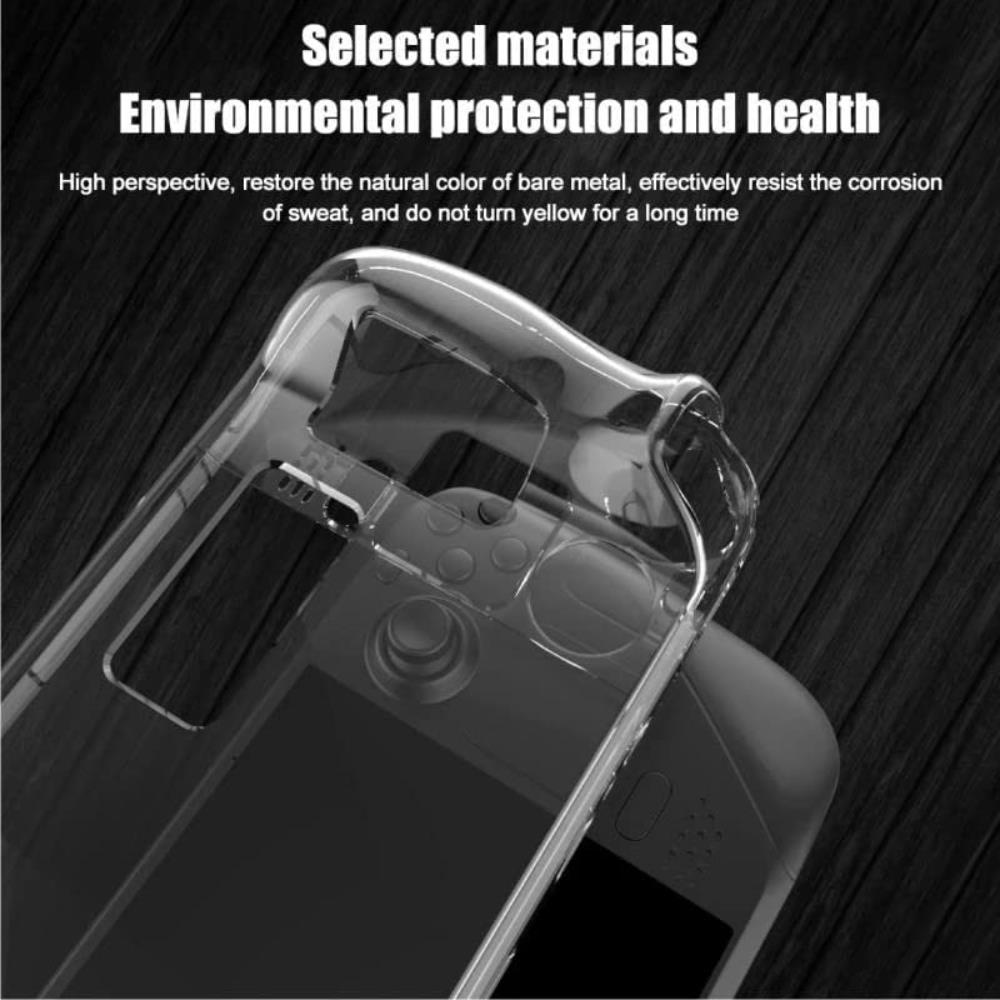 OEM Crystal Cover Skal till Steam Deck - Clear