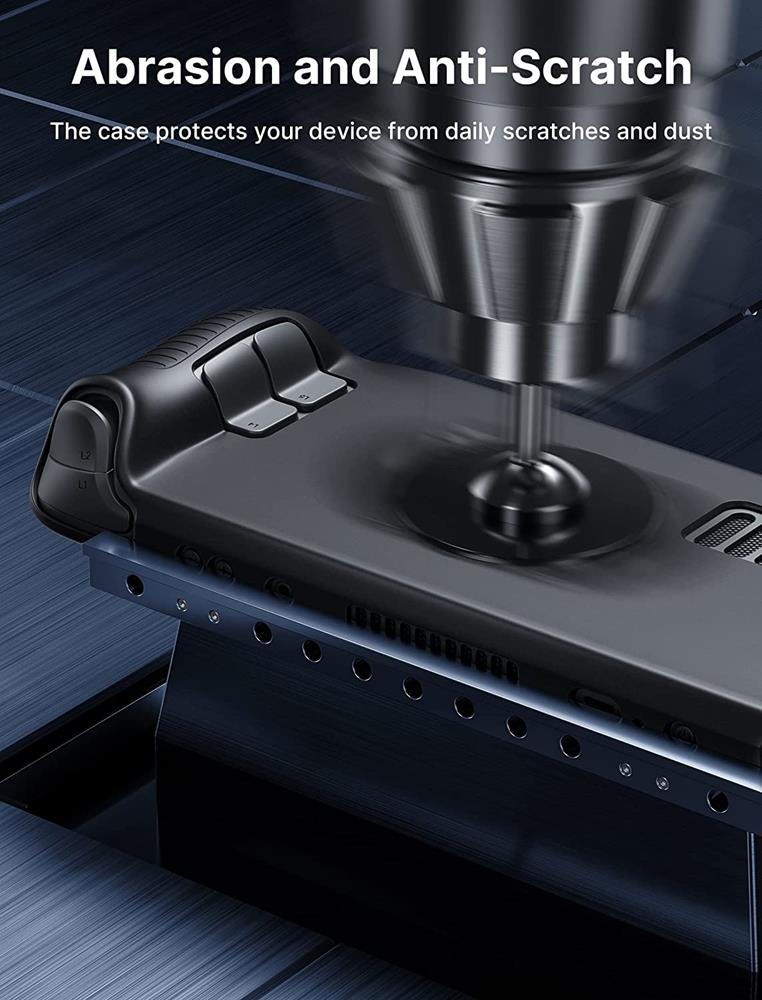 OEM Shock-Absorption Silikonskal till Steam Deck - Svart