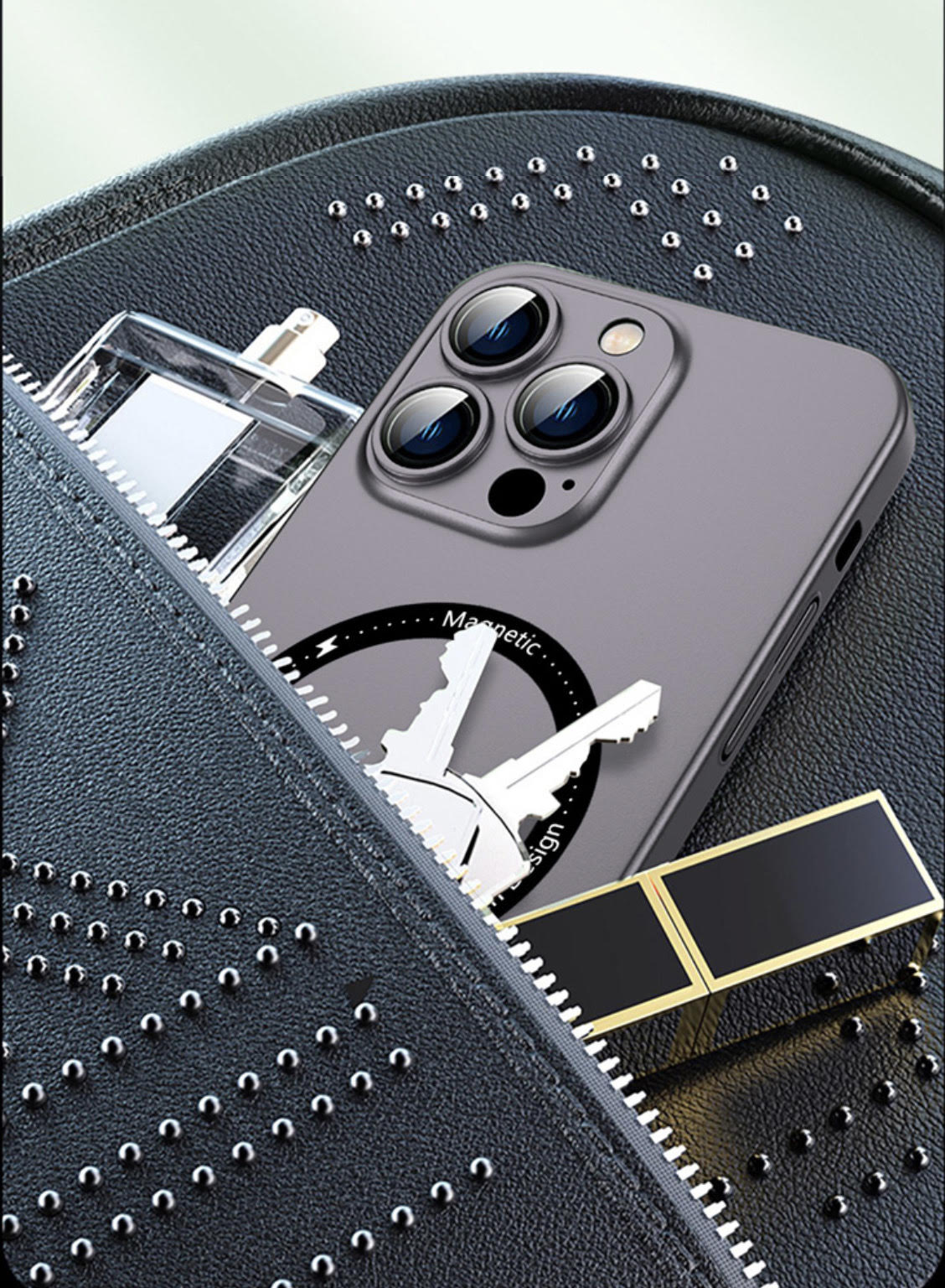 OEM iPhone 14 Pro Max Skal Magsafe Ultra Thin - Silver