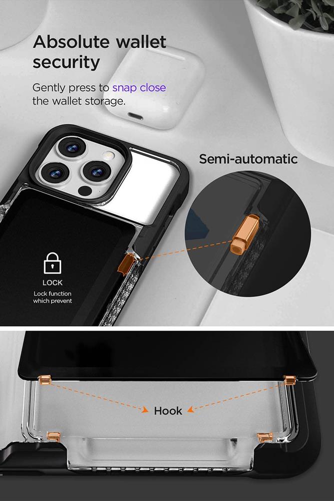 VERUS VRS DESIGN Neo Flip Skal iPhone 14 Pro - Svart