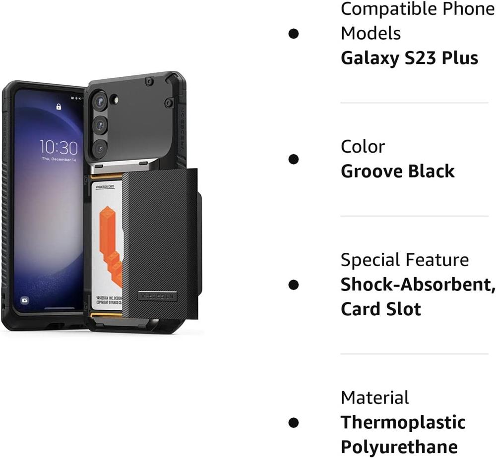 VERUS VRS DESIGN Damda Glide Pro Skal Galaxy S23 Plus - Svart