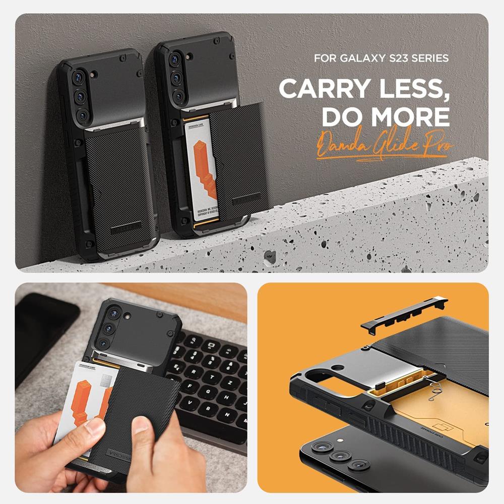 VERUS VRS DESIGN Damda Glide Pro Skal Galaxy S23 Plus - Svart