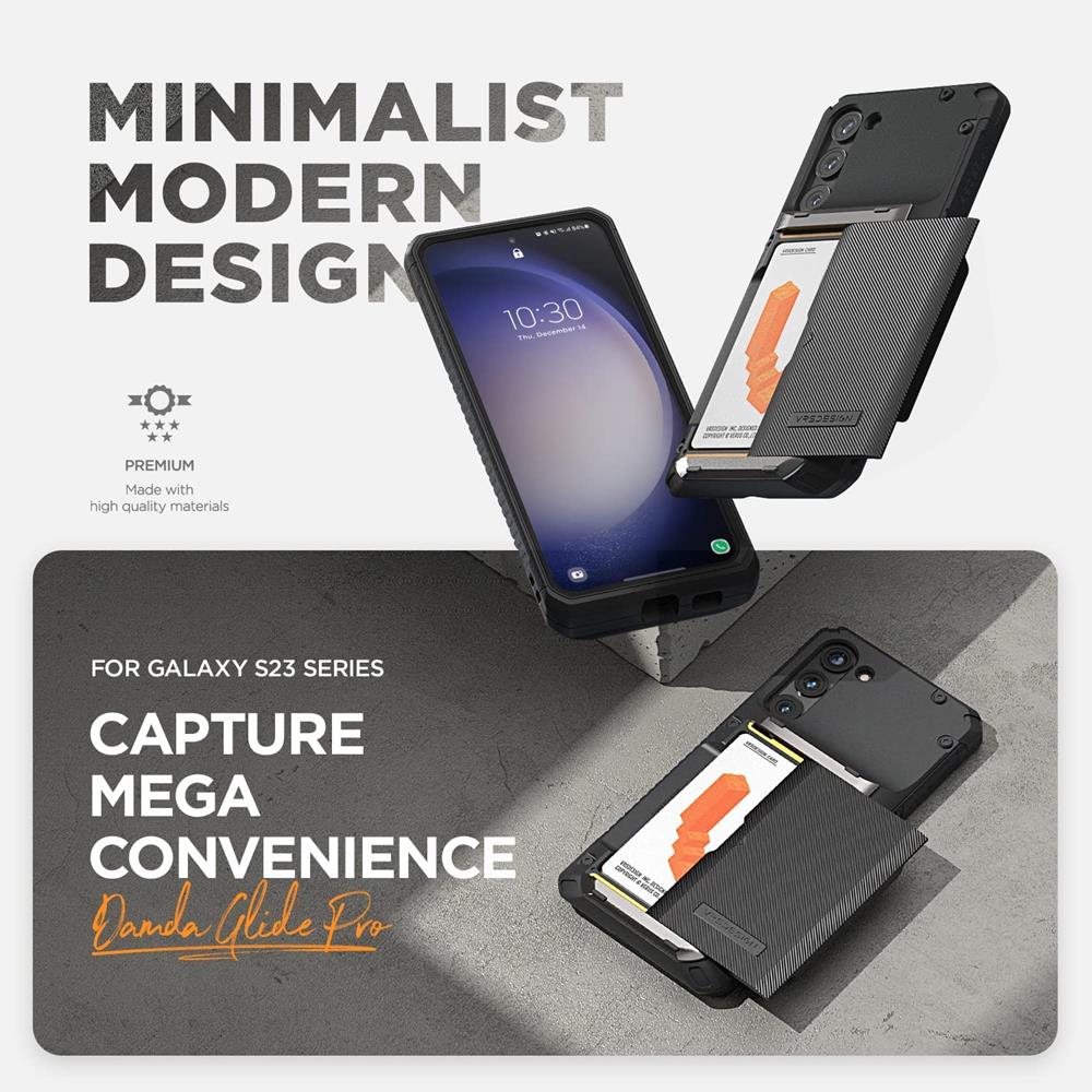 VERUS VRS DESIGN Damda Glide Pro Skal Galaxy S23 Plus - Svart