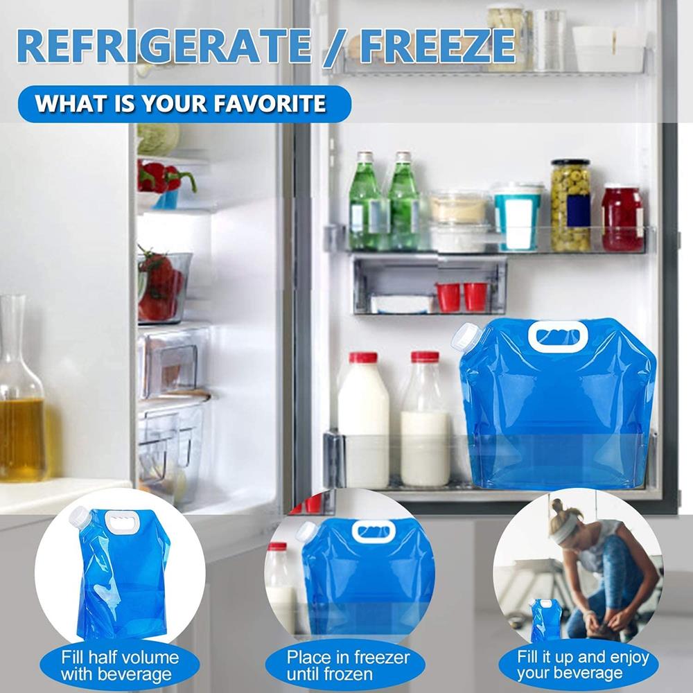 OEM 10L - Hopfällbar Vattenbehållare Utomhusvattenpåse - Clear