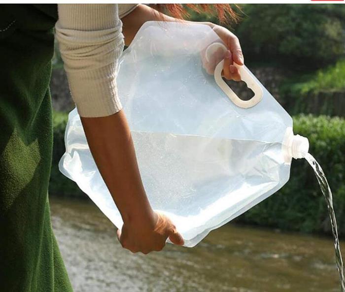 OEM 10L - Hopfällbar Vattenbehållare Utomhusvattenpåse - Clear