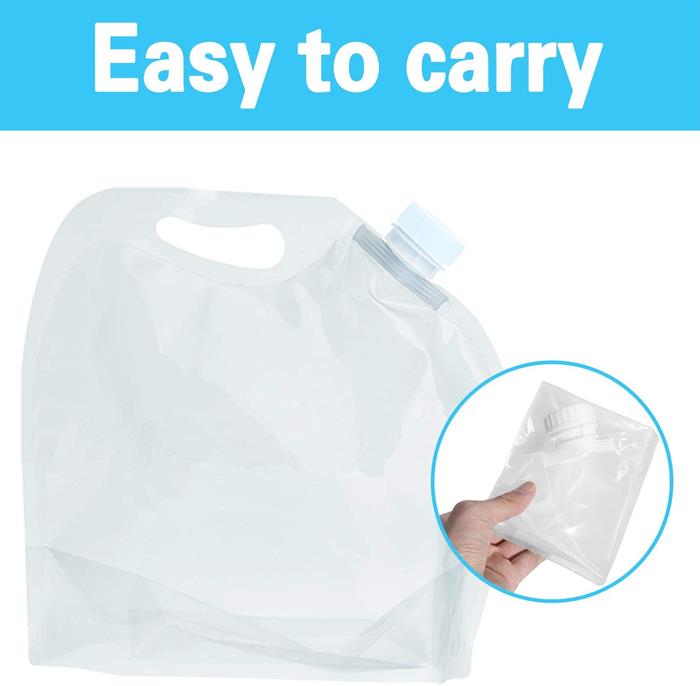 OEM 10L - Hopfällbar Vattenbehållare Utomhusvattenpåse - Clear