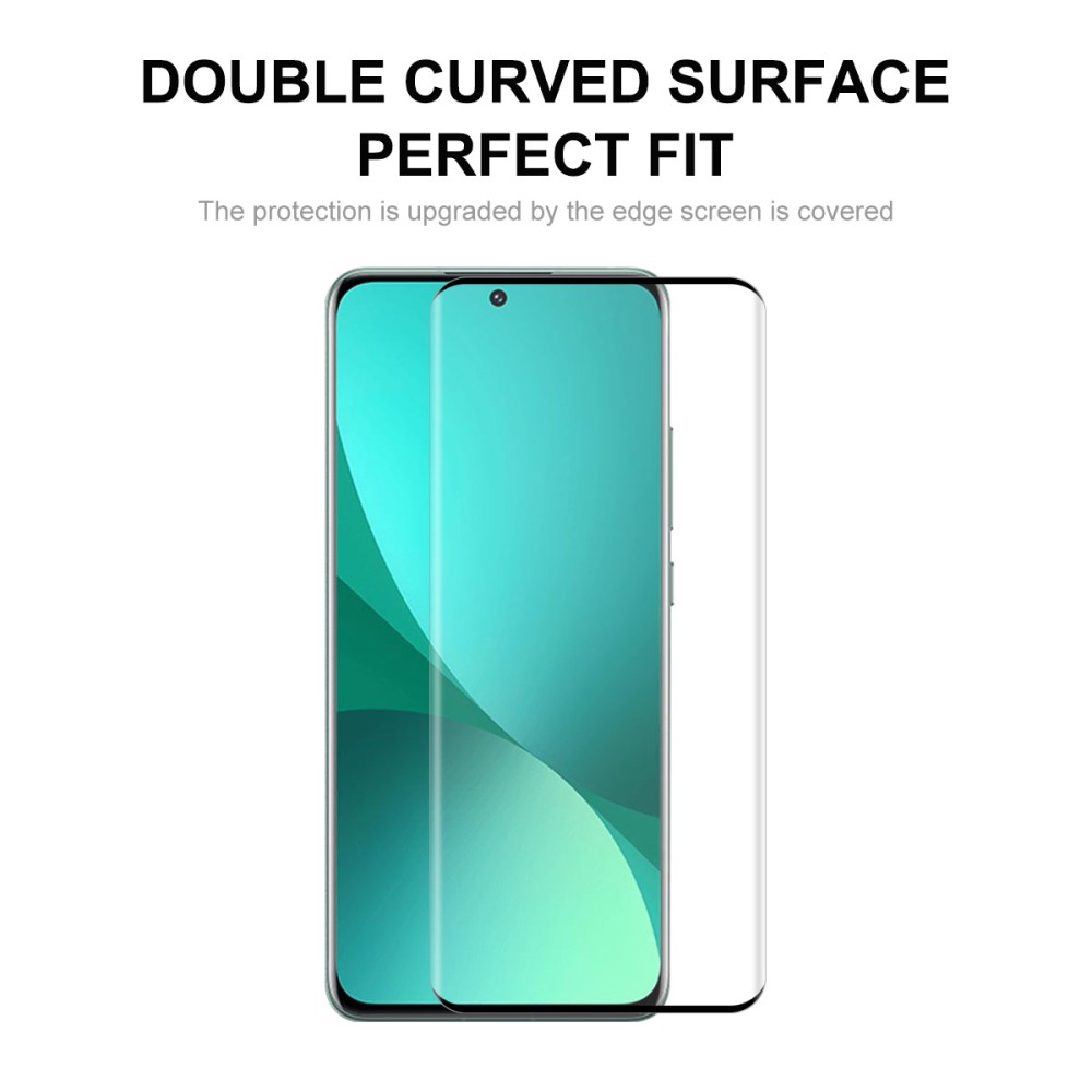 OEM 5D Glue Ceramic Härdat Glas Skärmskydd Xiaomi Redmi Note 12 4G 5G - Svart
