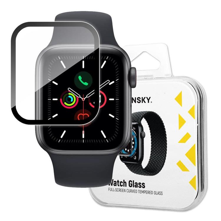 Wozinsky Wozinsky Apple Watch 45mm Härdat Glas Hybrid - Svart