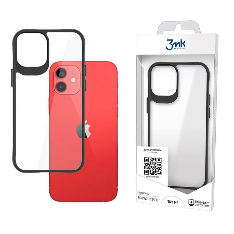 3MK 3MK iPhone 12 Mini Skal Satin Armor Plus - Clear
