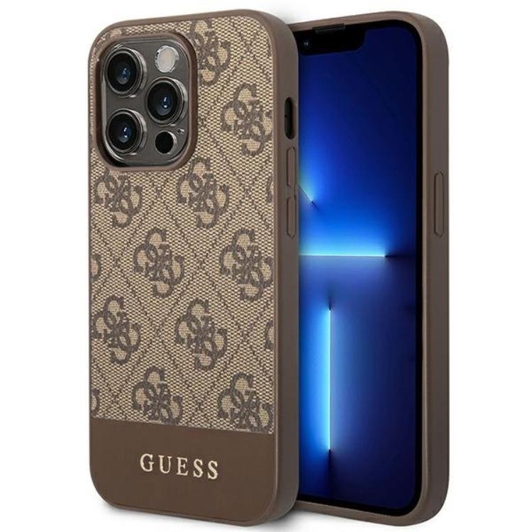 Guess GUESS iPhone 14 Pro Max Skal Stripe - Brun