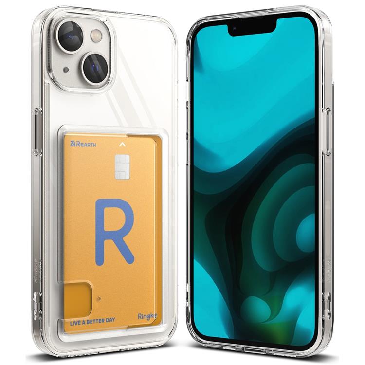 OEM Ringke iPhone 14 Plus Skal Korthållare Fusion - Transparent