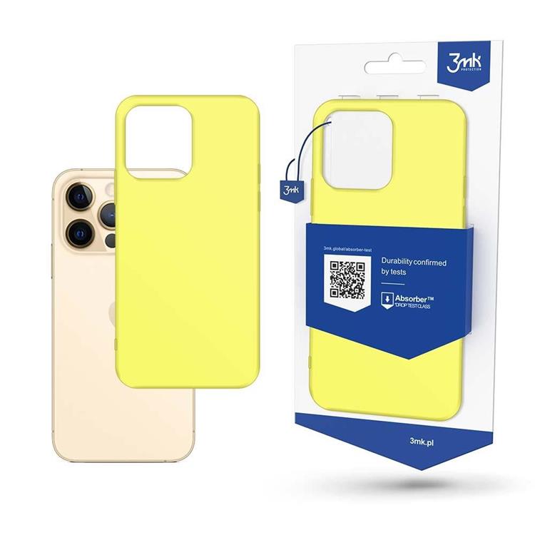 UTAGATT 3MK iPhone 13 Pro Skal Matt - Lime