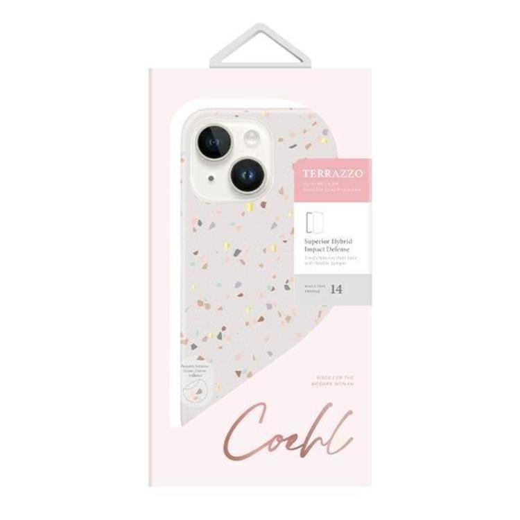 UNIQ Uniq iPhone 14 Plus Skal Coehl Terrazzo - Sand