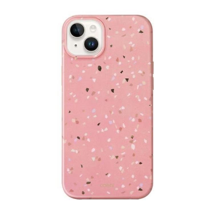 UNIQ Uniq iPhone 14 Skal Coehl Terrazzo - Rosa