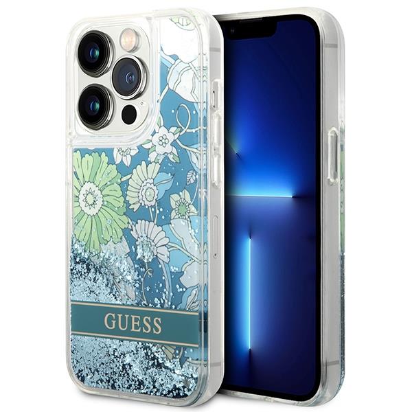 Guess GUESS iPhone 14 Pro Max Skal Flower Strap - Grön