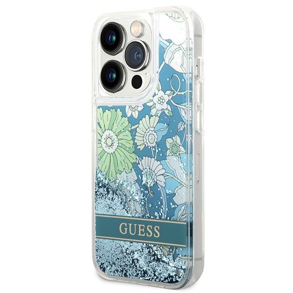 Guess GUESS iPhone 14 Pro Max Skal Flower Strap - Grön