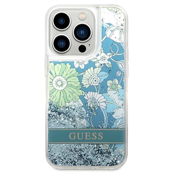 Guess GUESS iPhone 14 Pro Max Skal Flower Strap - Grön