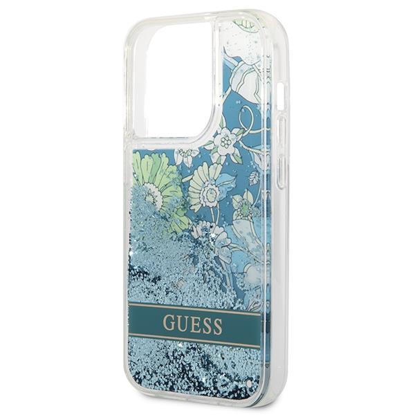 Guess GUESS iPhone 14 Pro Max Skal Flower Strap - Grön