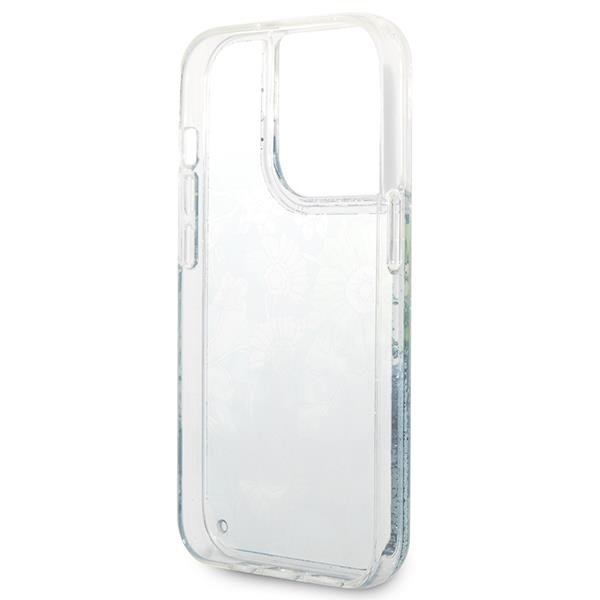 Guess GUESS iPhone 14 Pro Max Skal Flower Strap - Grön