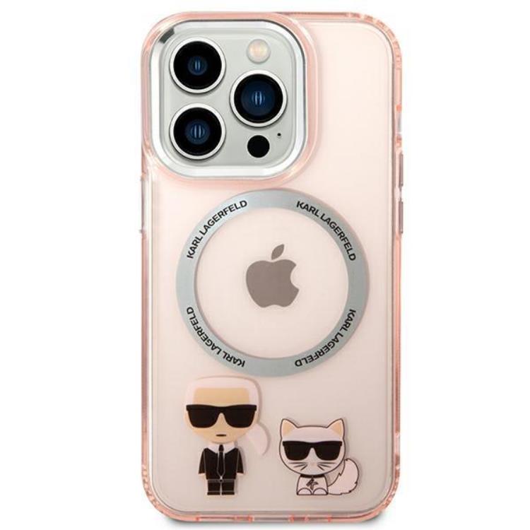 KARL LAGERFELD Karl Lagerfeld iPhone 14 Pro Max Magsafe Skal Karl & Choupette Aluminium