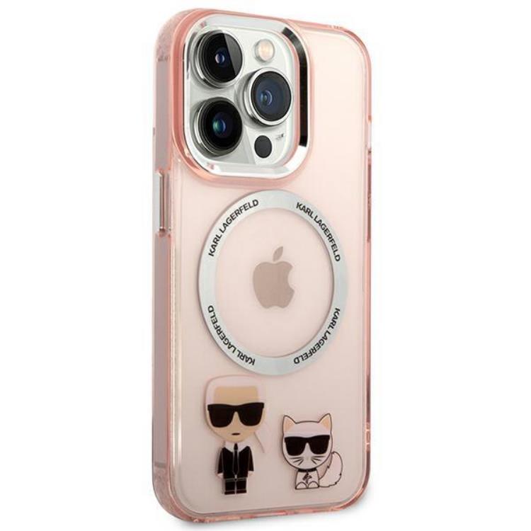 KARL LAGERFELD Karl Lagerfeld iPhone 14 Pro Max Magsafe Skal Karl & Choupette Aluminium