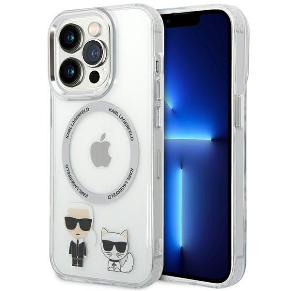 KARL LAGERFELD Karl Lagerfeld iPhone 14 Pro Max Magsafe Skal Karl & Choupette Aluminium