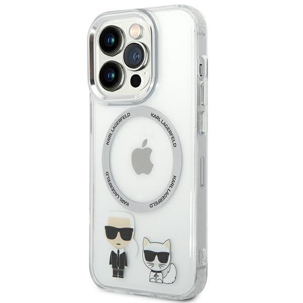 KARL LAGERFELD Karl Lagerfeld iPhone 14 Pro Max Magsafe Skal Karl & Choupette Aluminium