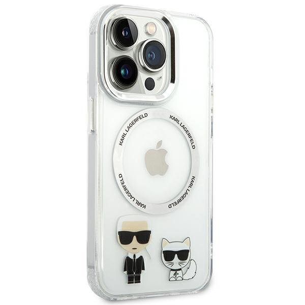 KARL LAGERFELD Karl Lagerfeld iPhone 14 Pro Max Magsafe Skal Karl & Choupette Aluminium