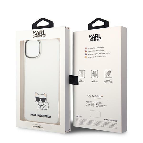KARL LAGERFELD Karl Lagerfeld iPhone 14 Plus Skal Transparent Choupette Body - Clear