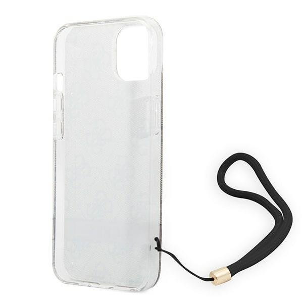 Guess GUESS iPhone 14 Plus Skal Print Strap - Brun