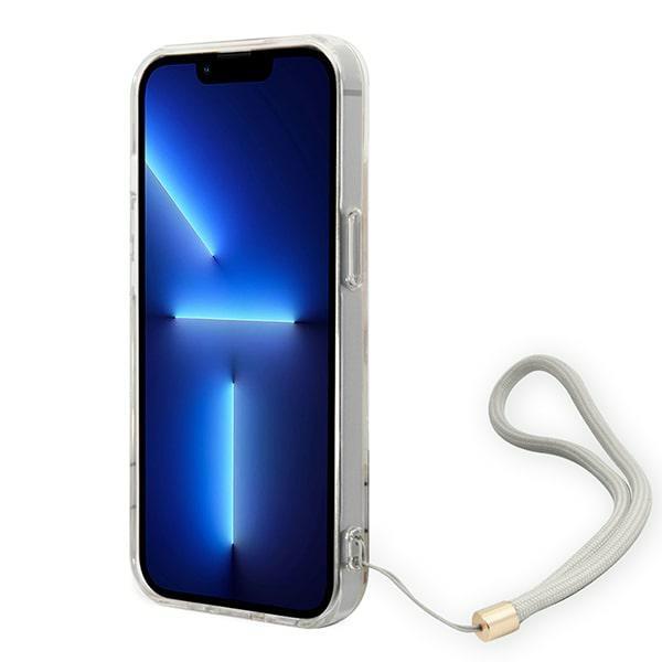 Guess GUESS iPhone 14 Plus Skal Flower Strap - Lila