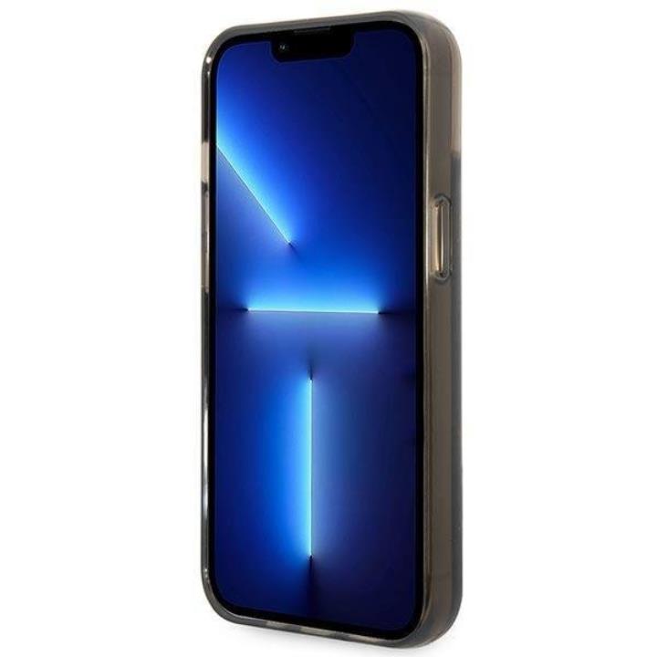 Guess GUESS iPhone 14 Skal Liquid Glitter Palm - Svart