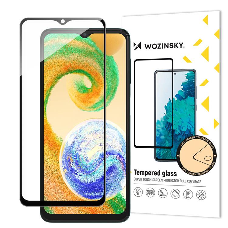OEM Wozinsky Galaxy A04s Härdat Glas 9H Full Glue