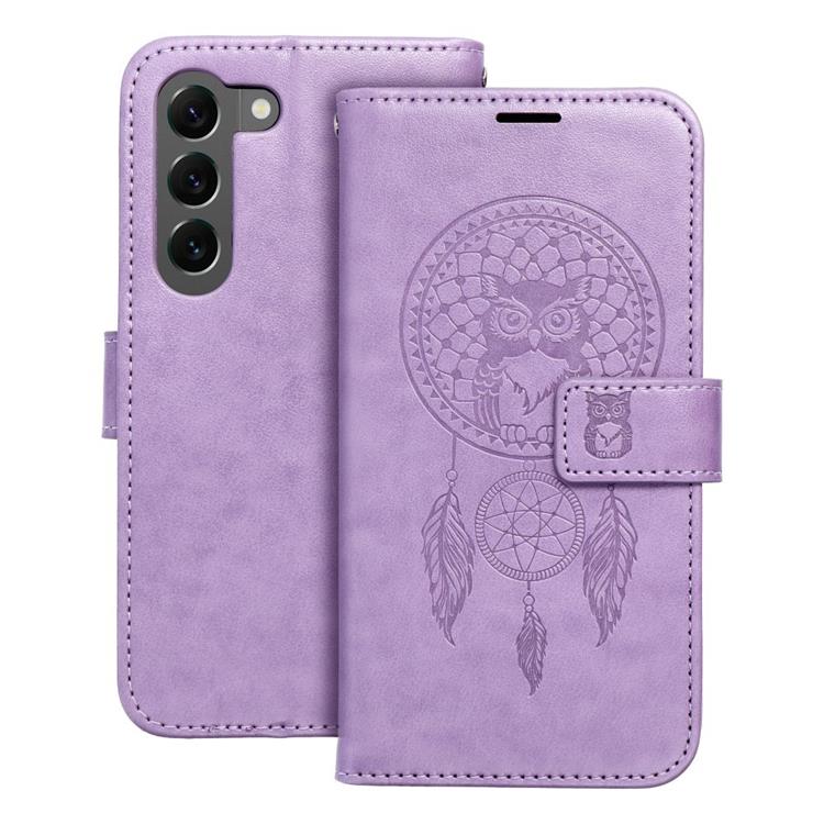OEM Galaxy S23 Plånboksfodral Mezzo Book Dreamcatcher - Lila