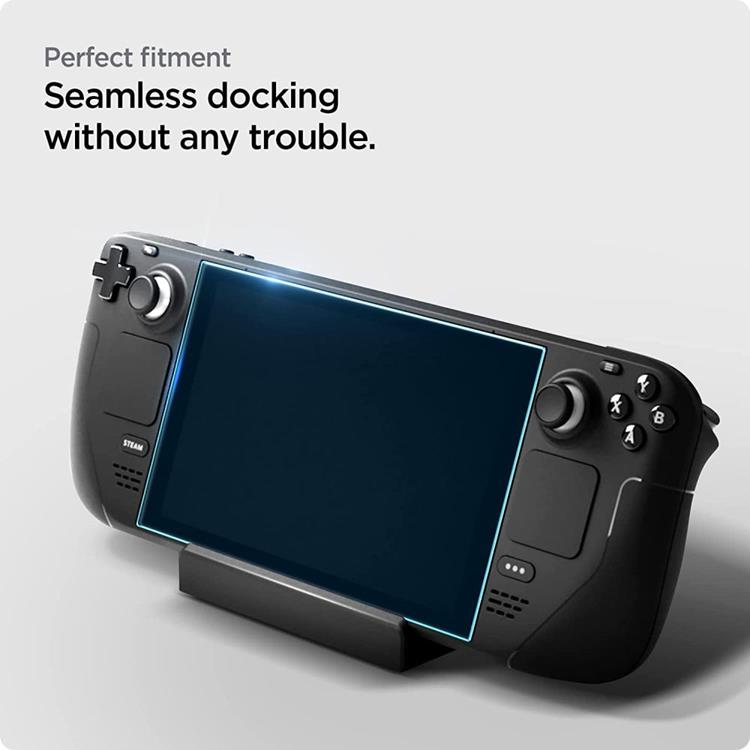 Spigen Spigen Steam Deck Härdat Glas Skärmskydd EZ FIT - Clear