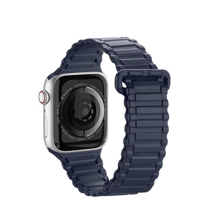 DuxDucis Dux Ducis Apple Watch 6/7/8/SE (42/44/45/49mm) Armband Silicone Armored - Blå