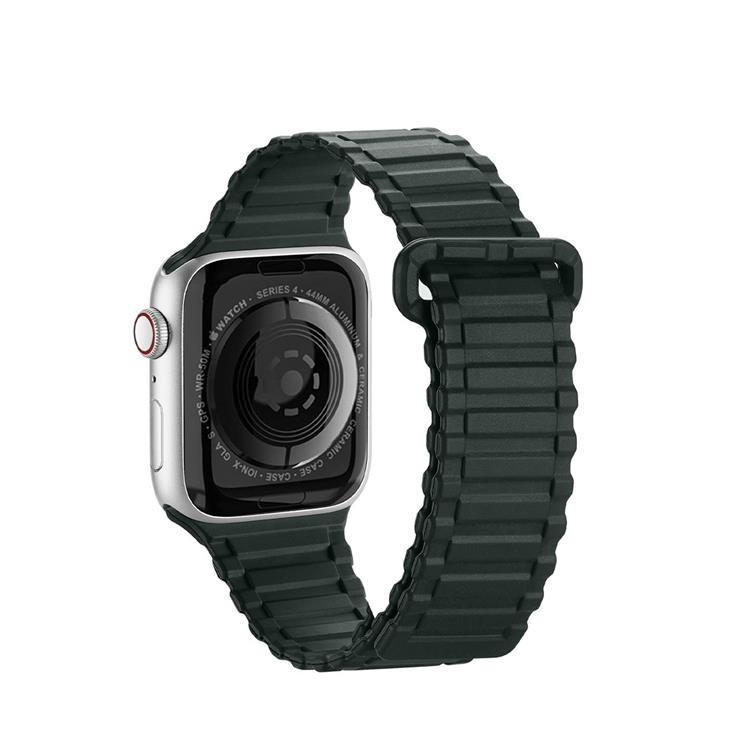 DuxDucis Dux Ducis Apple Watch 6/7/8/SE (42/44/45/49mm) Armband Silicone Armored - Grön