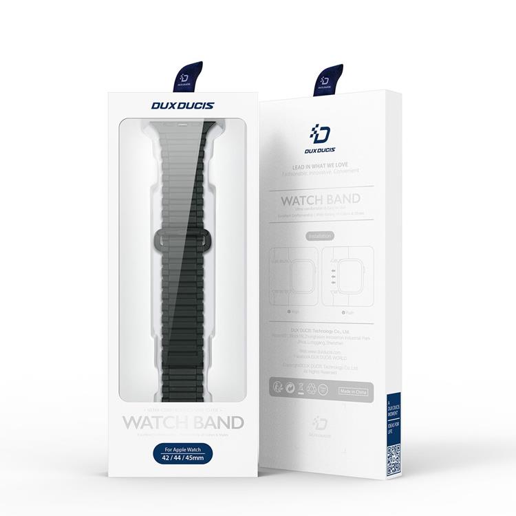 Dux Ducis Dux Ducis Apple Watch 6/7/8/SE (38/40/41mm) Armband Silicone Armored - Grön