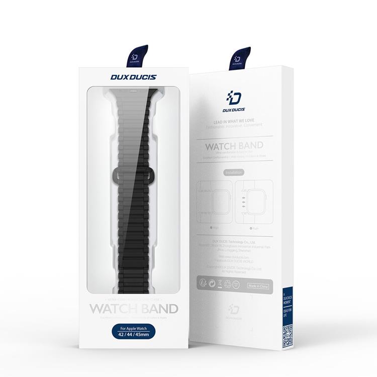 DuxDucis Dux Ducis Apple Watch 6/7/8/SE (38/40/41mm) Armband Magnetic Silicone Armored