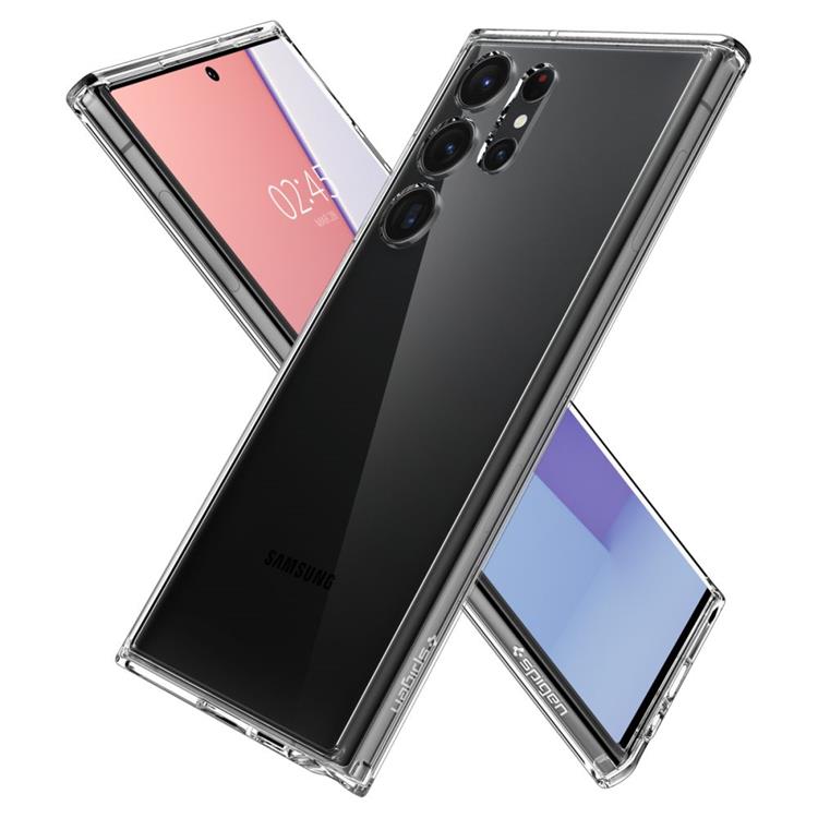 Spigen Spigen Galaxy S23 Ultra Crystal Ultra Hybrid - Transparent