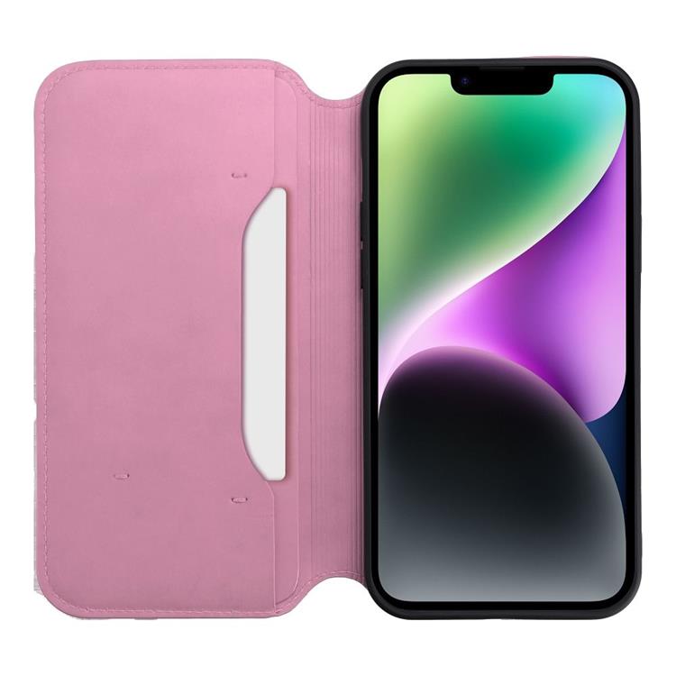 OEM iPhone 14 Plus Plånboksfodral Dual Pocket - Rosa