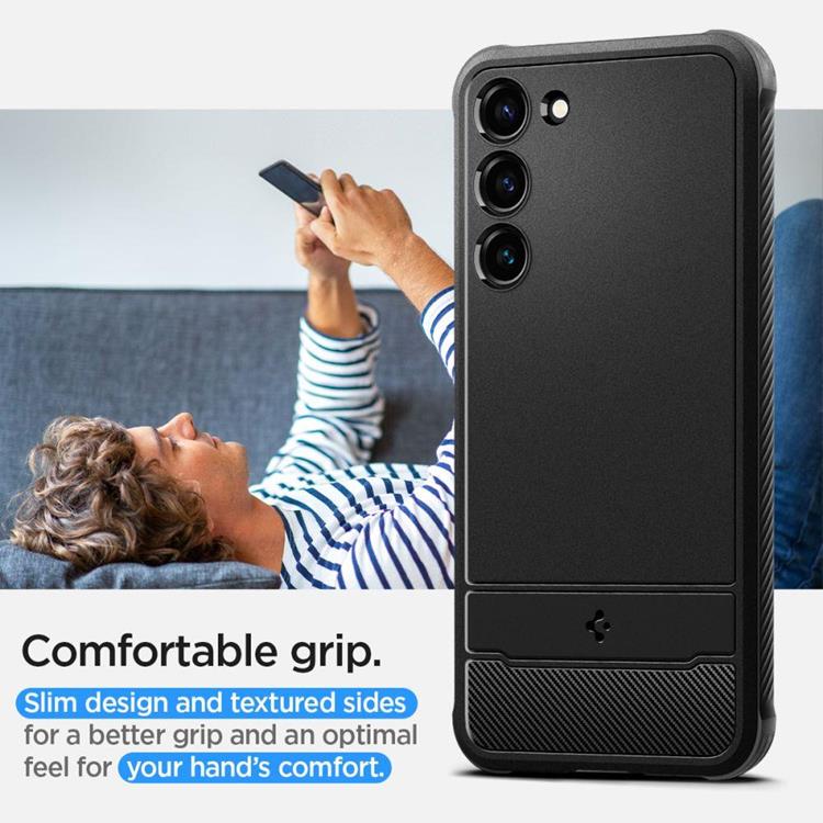 Spigen Spigen Galaxy S23 Skal Rugged Armor - Svart