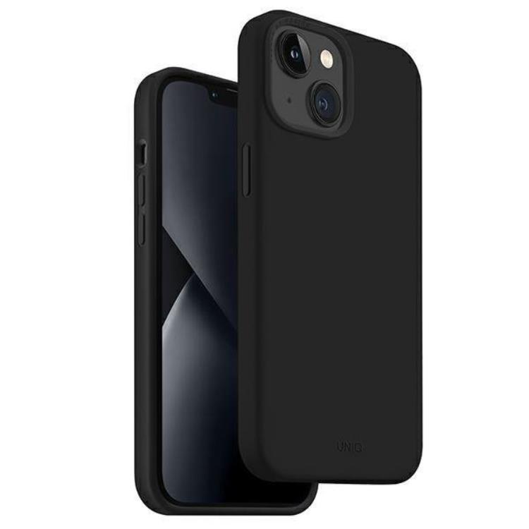 UNIQ Uniq iPhone 14 Plus Mobiskal Lino - Midnight Svart