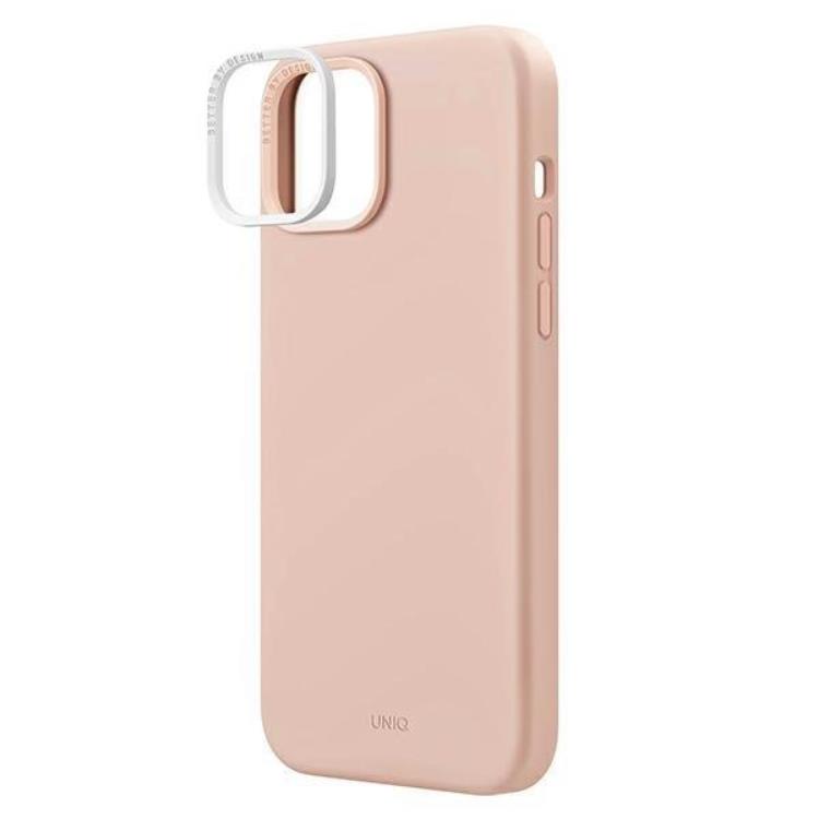 UNIQ Uniq iPhone 14 Plus Mobiskal Magsafe Lino Hue - Rosa